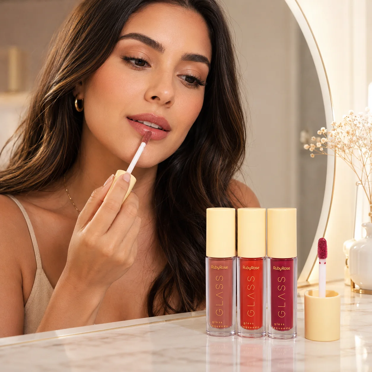 Gloss Glass | Ruby Rose BG03 Brilho Labial