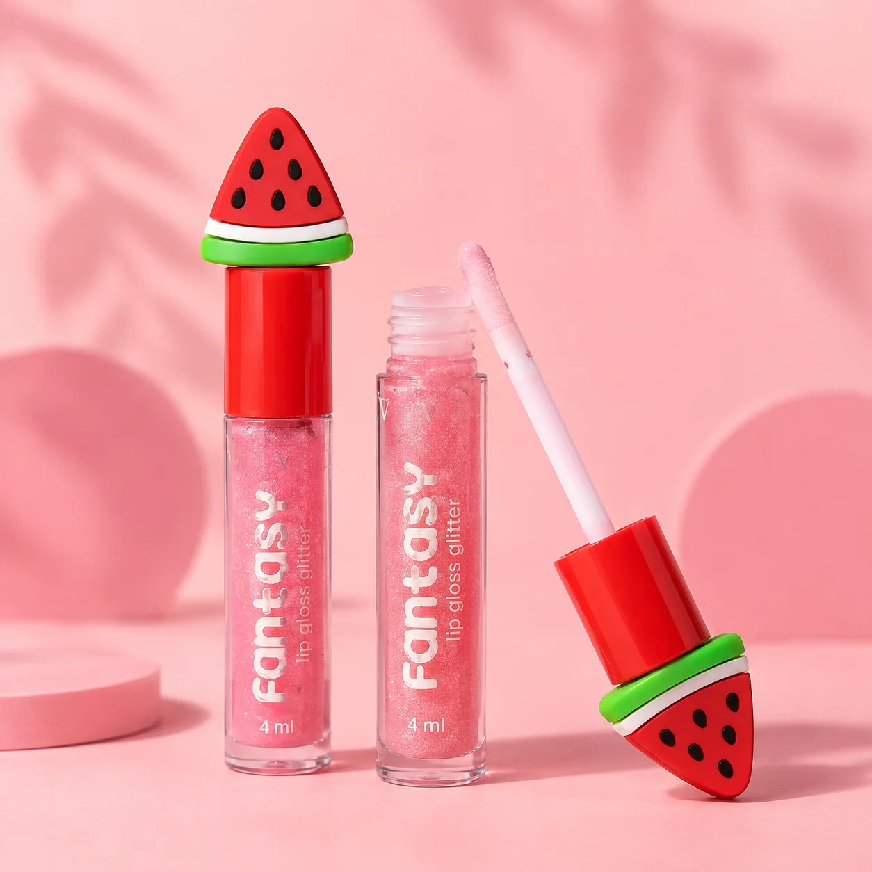 Lip Gloss Glitter Fantasy | Vivai Melancia Brilho Labial