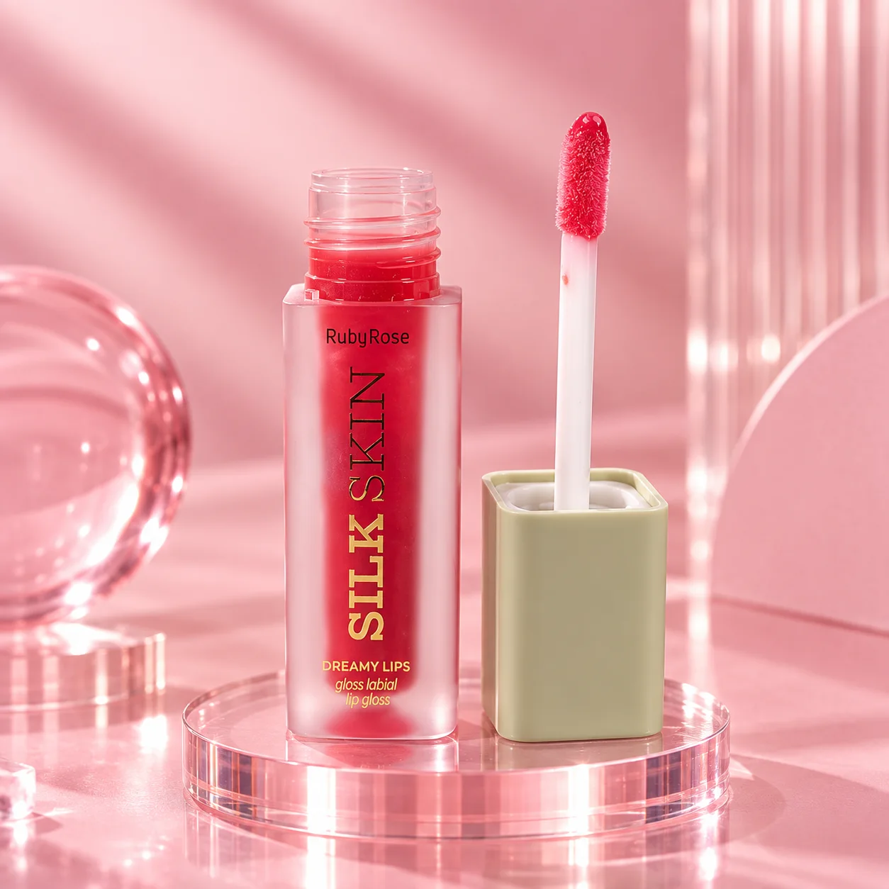 Lip Gloss Silk Skin | Ruby Rose Sunset Vibes Brilho Labial