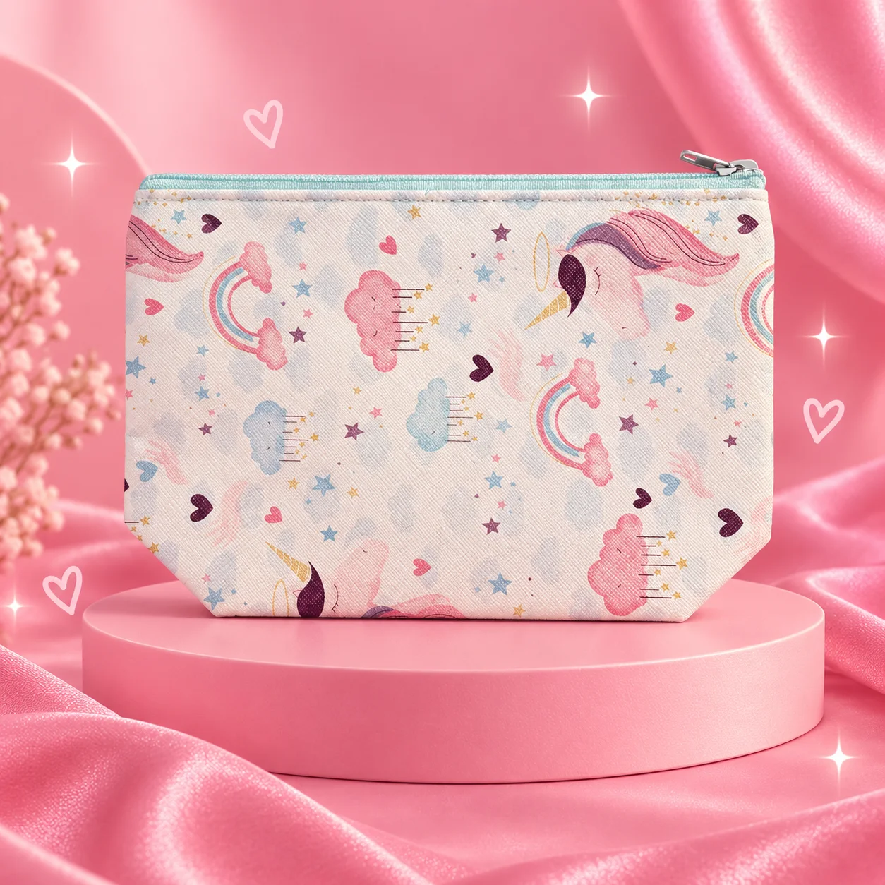 Necessaire Floral Sem Marca