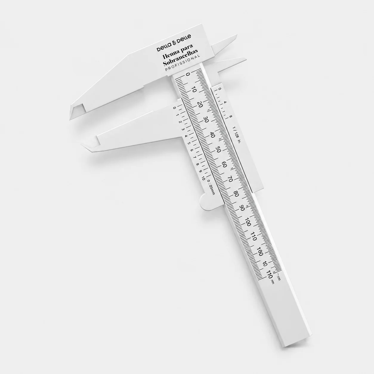 Paquímetro 15CM | Della & Delle Design de Sobrancelhas · Della&Dele
