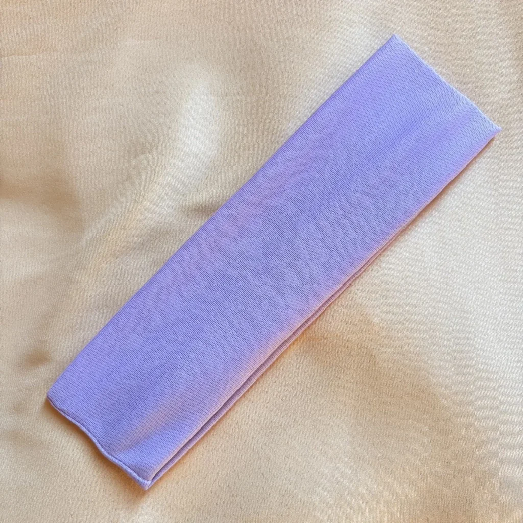 Faixa De Cabelo Lisa Lilas Sem Marca