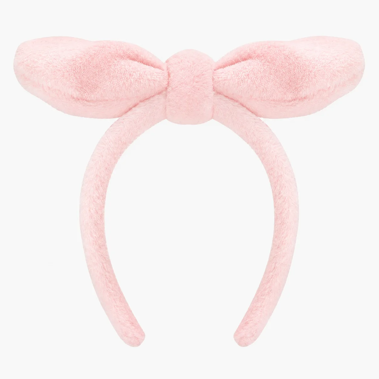 Tiara para Skincare com Laço Rosa Claro | Acessório de Skincare · Sem Marca
