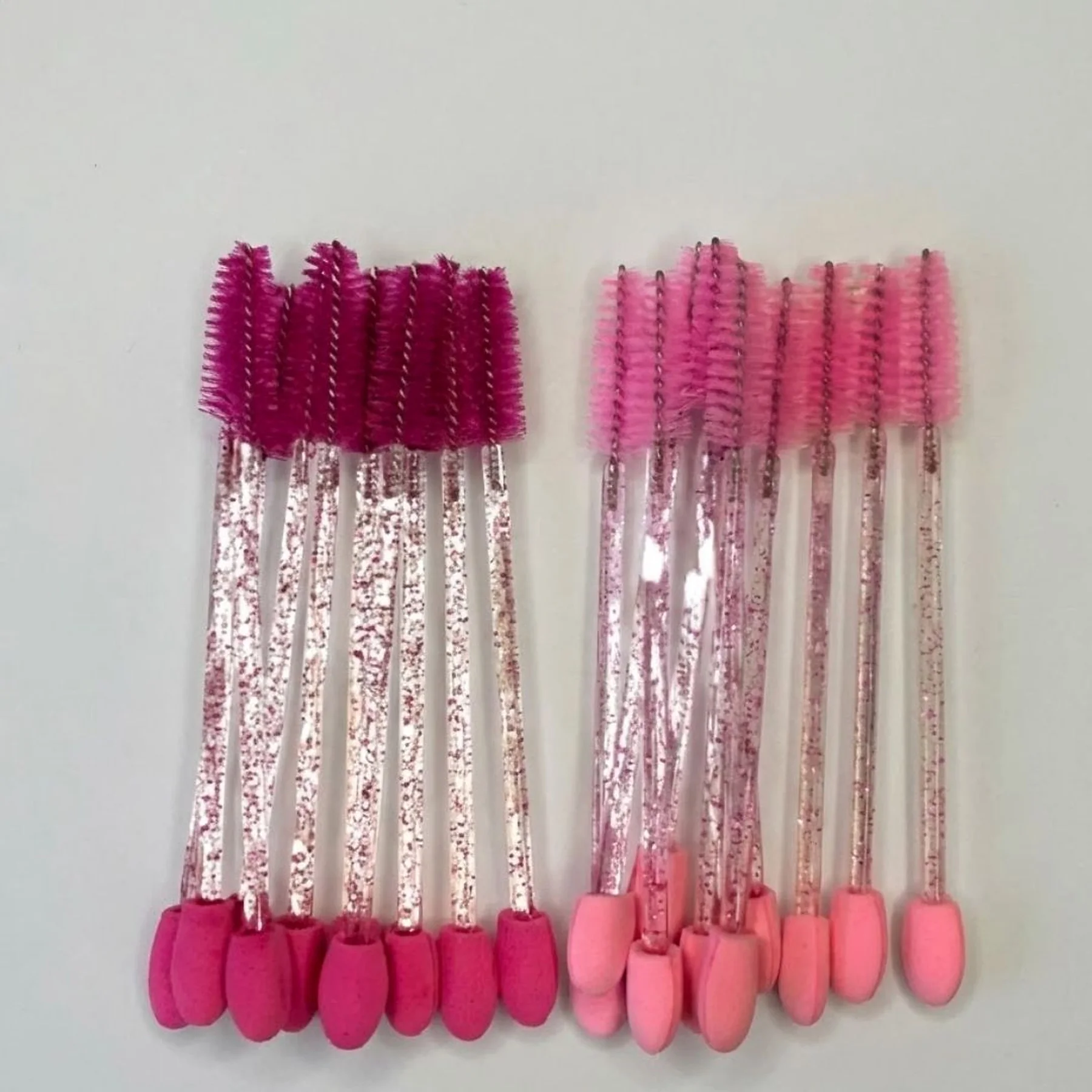 Kit Escovinha + Pincel de Sombra Rosa Pink | Acessórios para Maquiagem · Sem Marca