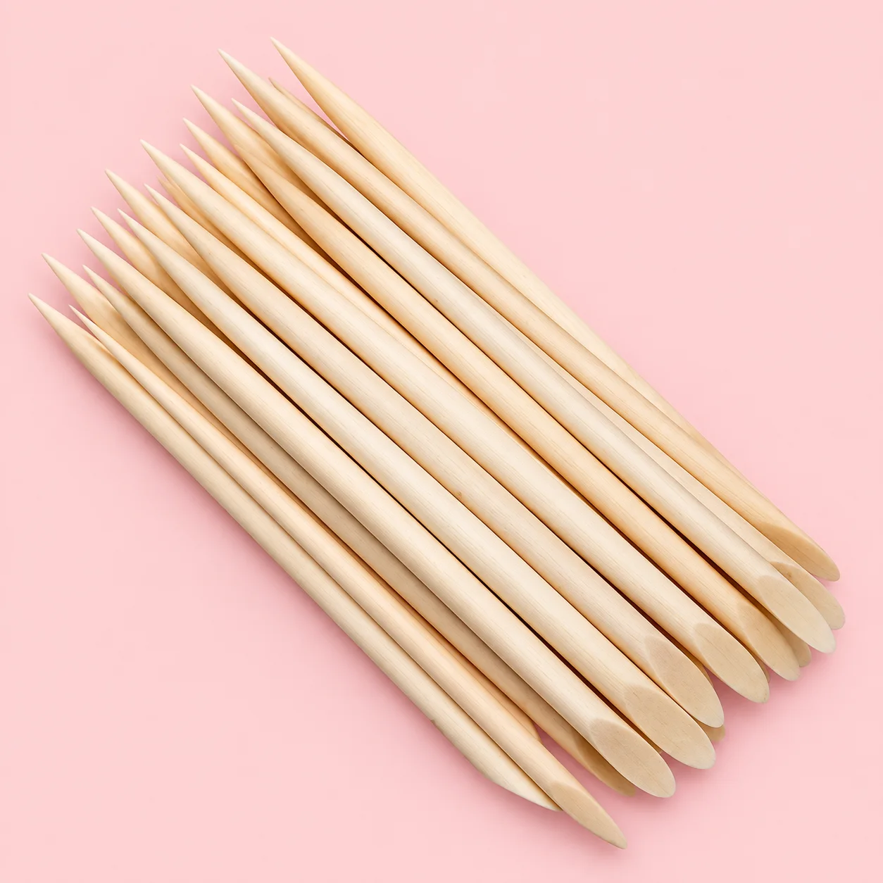 Kit com 10 Palitos de Unha | Madeira Acessório para Unhas · Sem