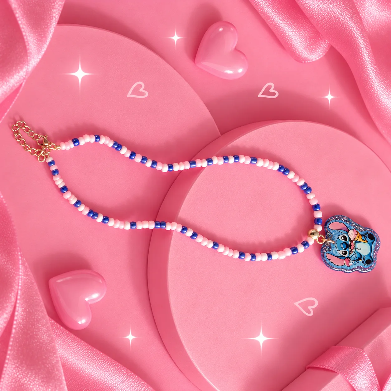 Cordão Stitch com Perolas | Variados Acessório Feminino