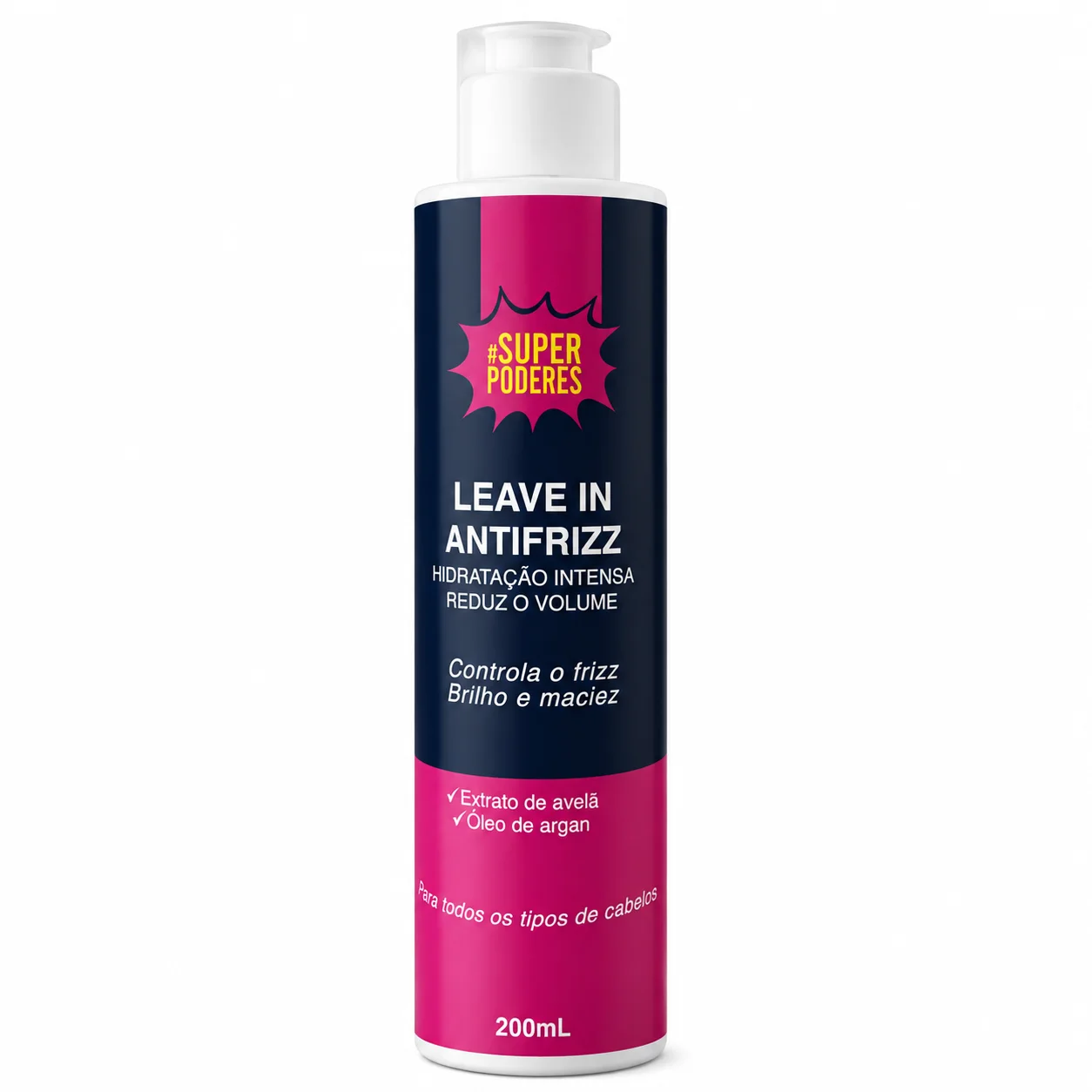 Leave In Antifrizz Hidratação Intensa | Super Poderes Para Todos Os Tipos de Cabelo Cuidados com o Cabelo