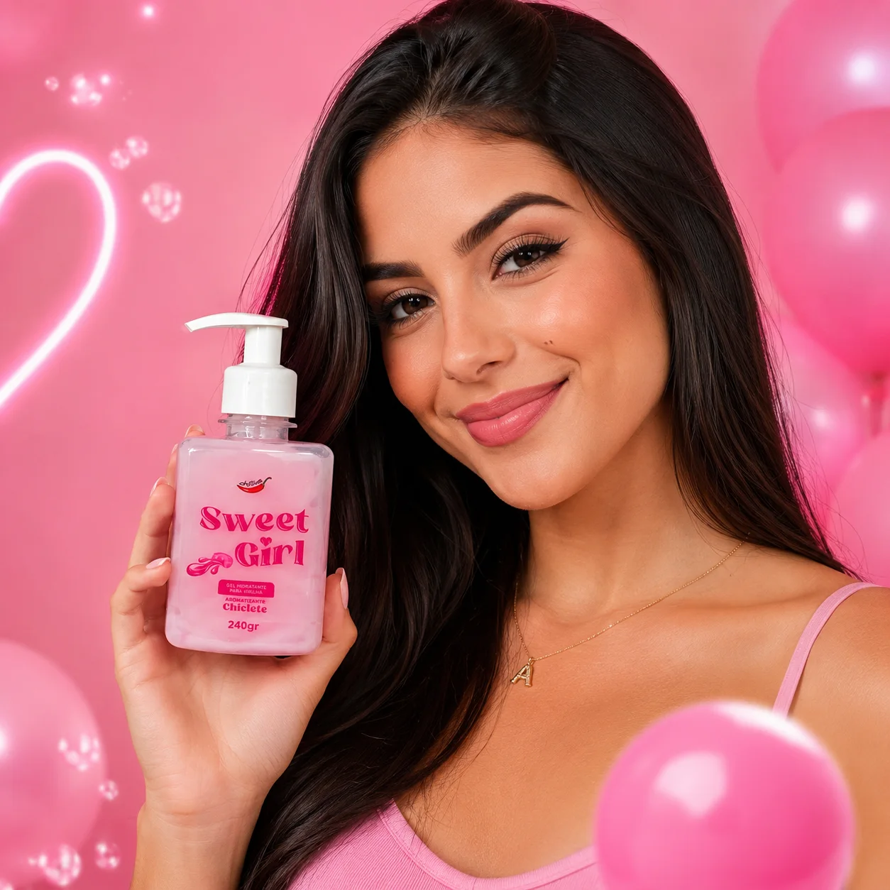 Outra imagem de Gel Hidratante para Virilha Sweet Girl | Chillies Chiclete Cuidados com a Pele