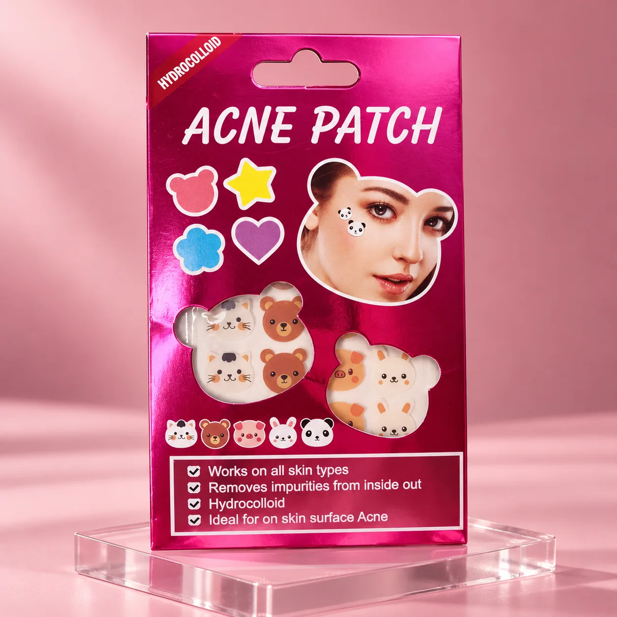 Adesivo Hidrocoloide para Espinhas Bichinhos Cute | Patch para Acne e Skincare
