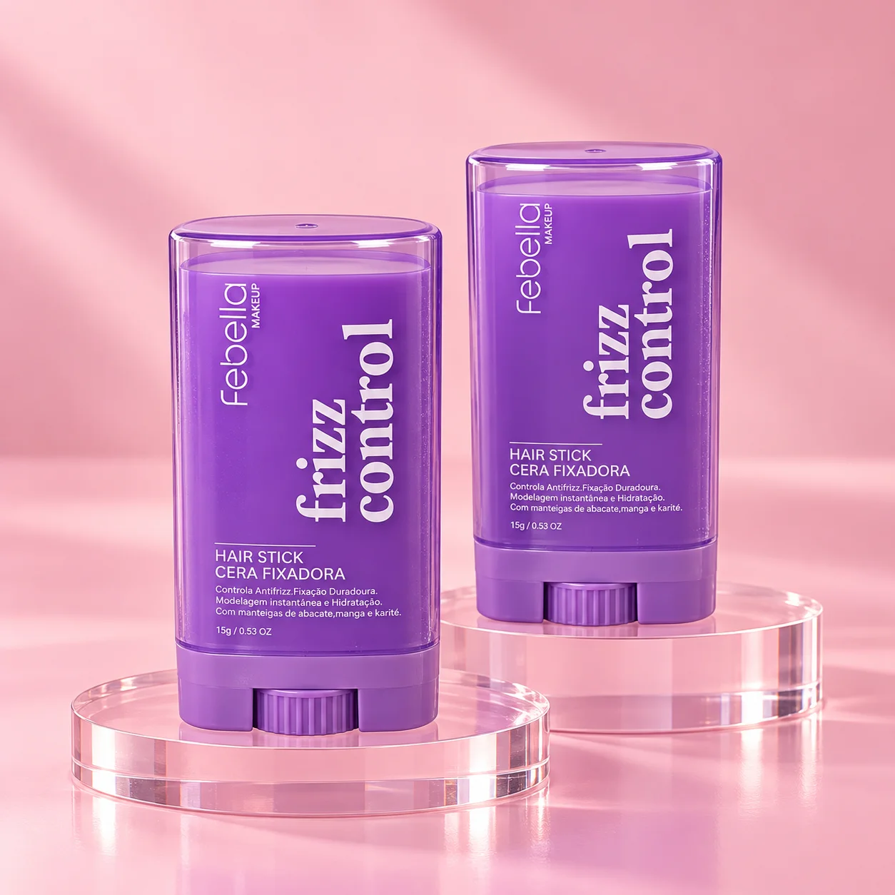 Cera Fixadora para Cabelo Frizz Control | Febella Finalizador Capilar Febella
