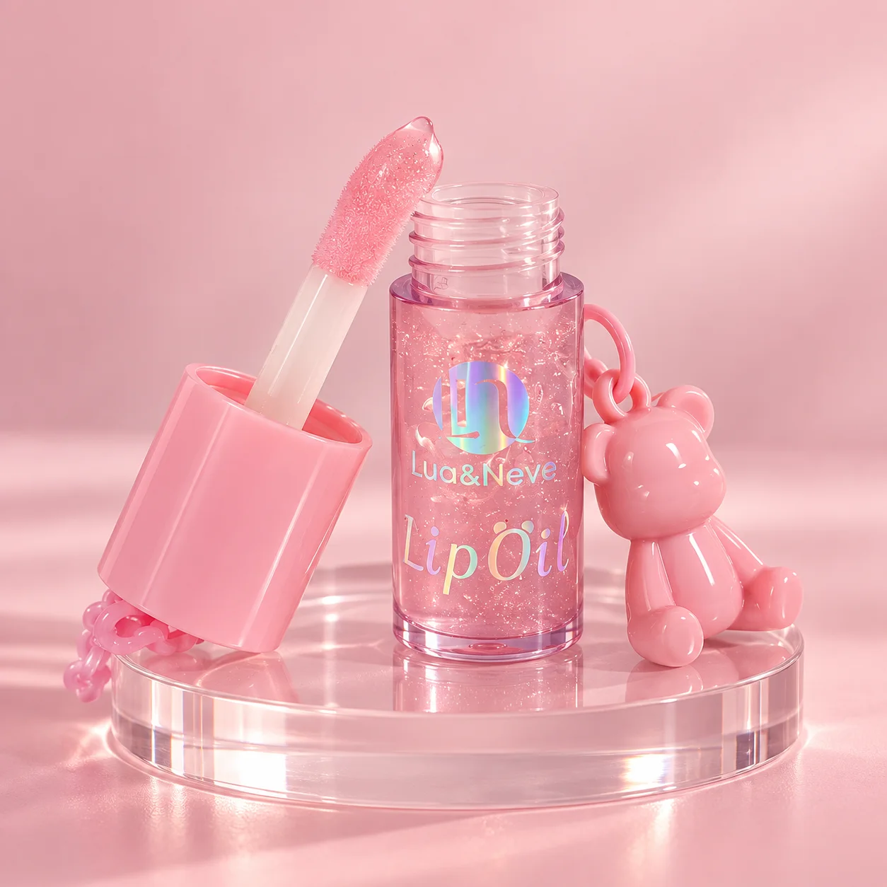 Lip Oil com Chaveiro | Lua & Neve Óleo Labial