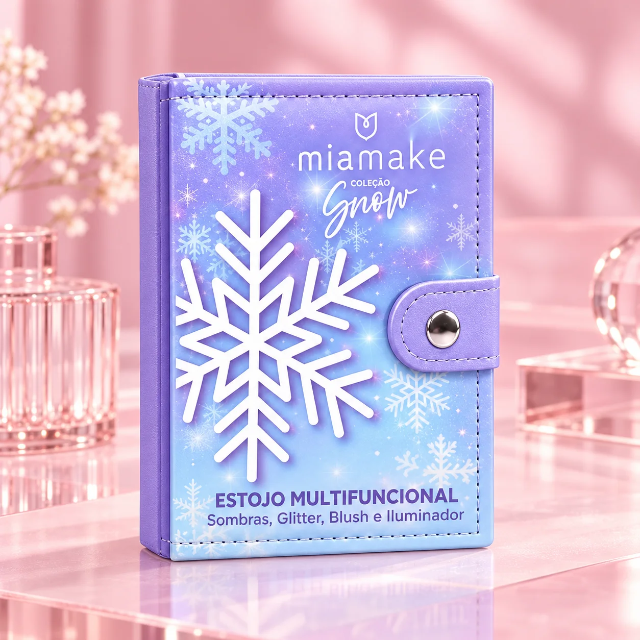 Estojo Multifuncional Snow Mia Make
