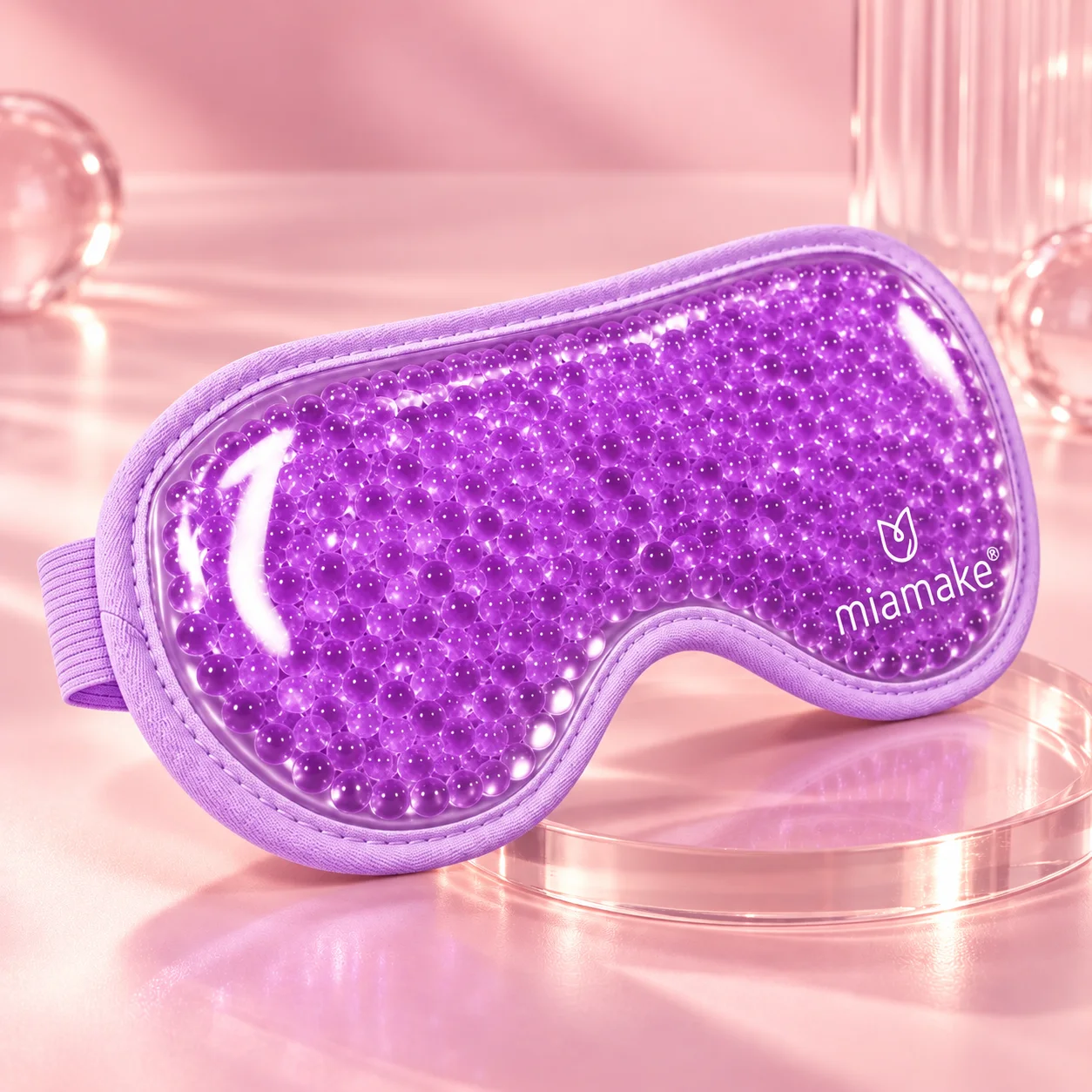 Máscara de Gel Relaxante Mia Make Lilás