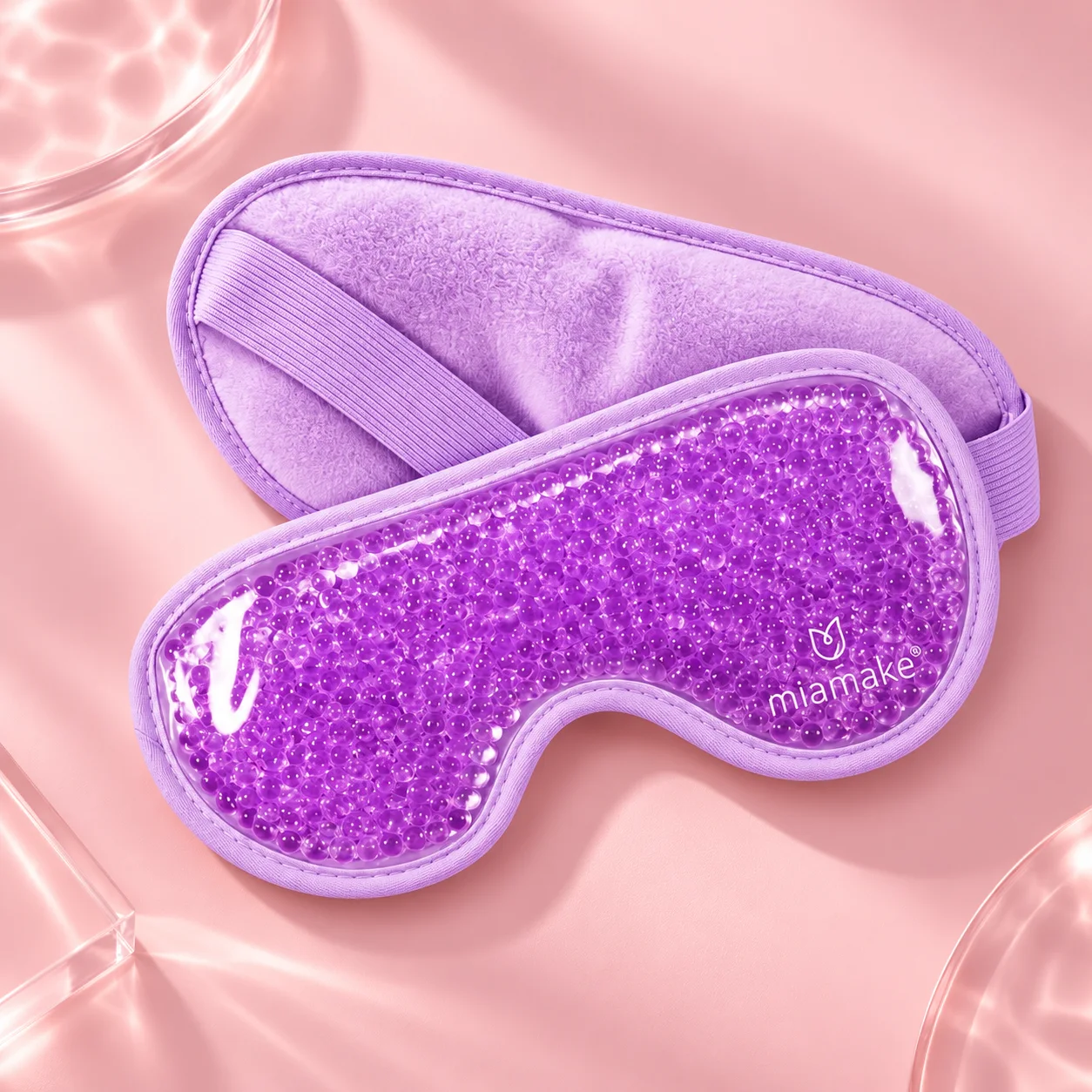 Máscara de Gel Relaxante Mia Make Lilás