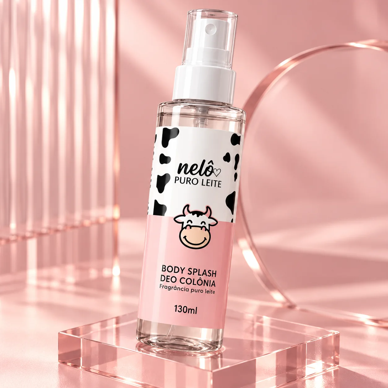 Outra imagem de Body Splash Puro Leite 130 mL Nelô | Fragrância Corporal