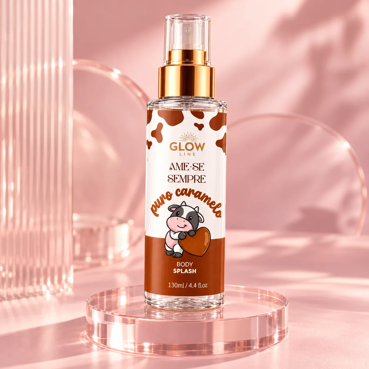 Outra imagem de Body Splash Glow Line Puro Caramelo 130 mL | Fragrância Corporal