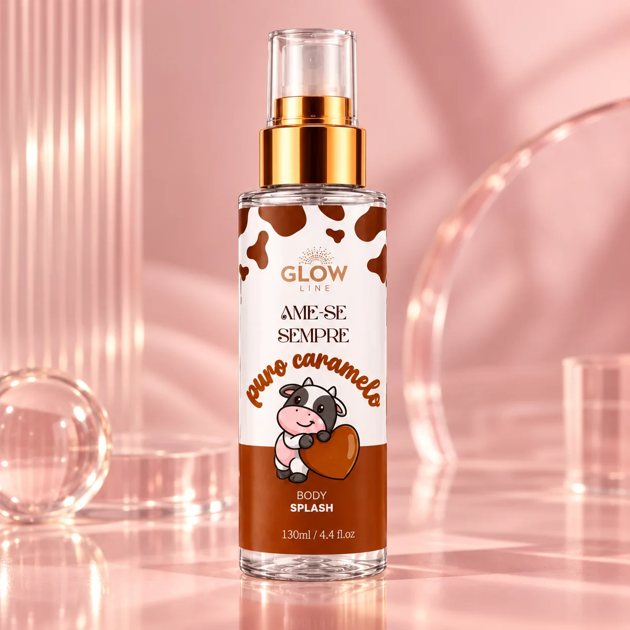 Body Splash Puro Caramelo Glow Line Glow Line