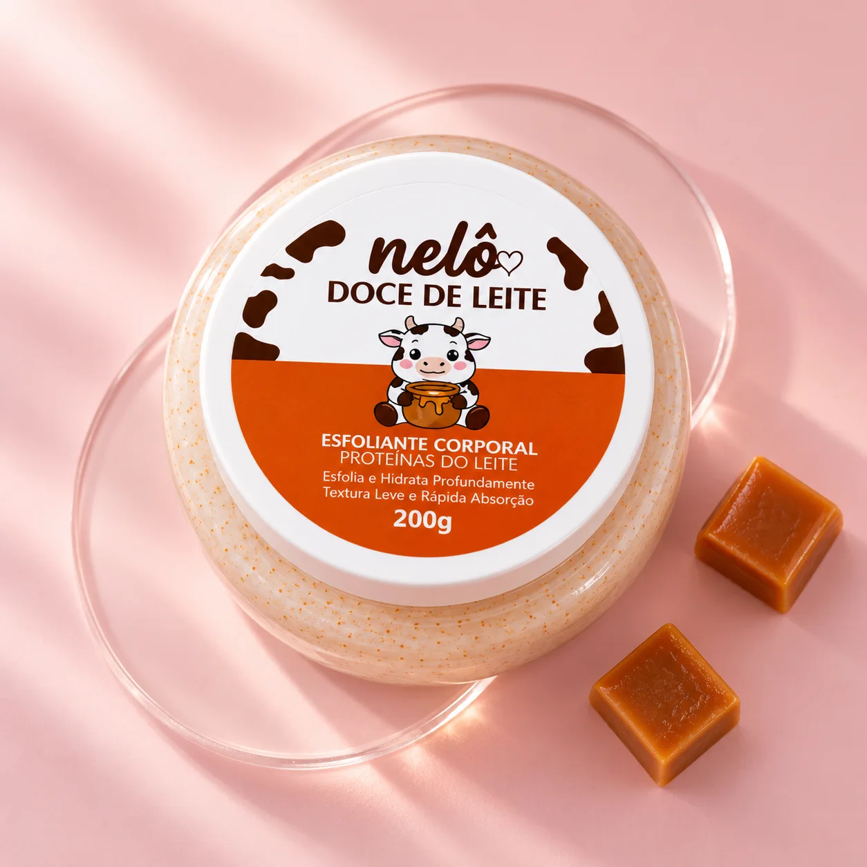 Esfoliante Corporal Doce de Leite nelô Nelô