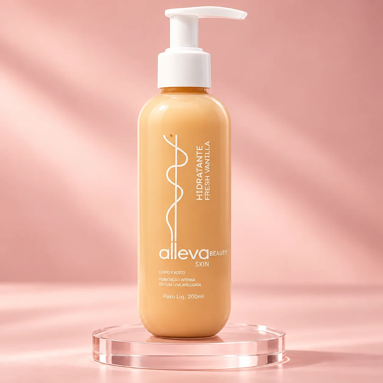Hidratante Corpo e Rosto Fresh Vanilla Alleva