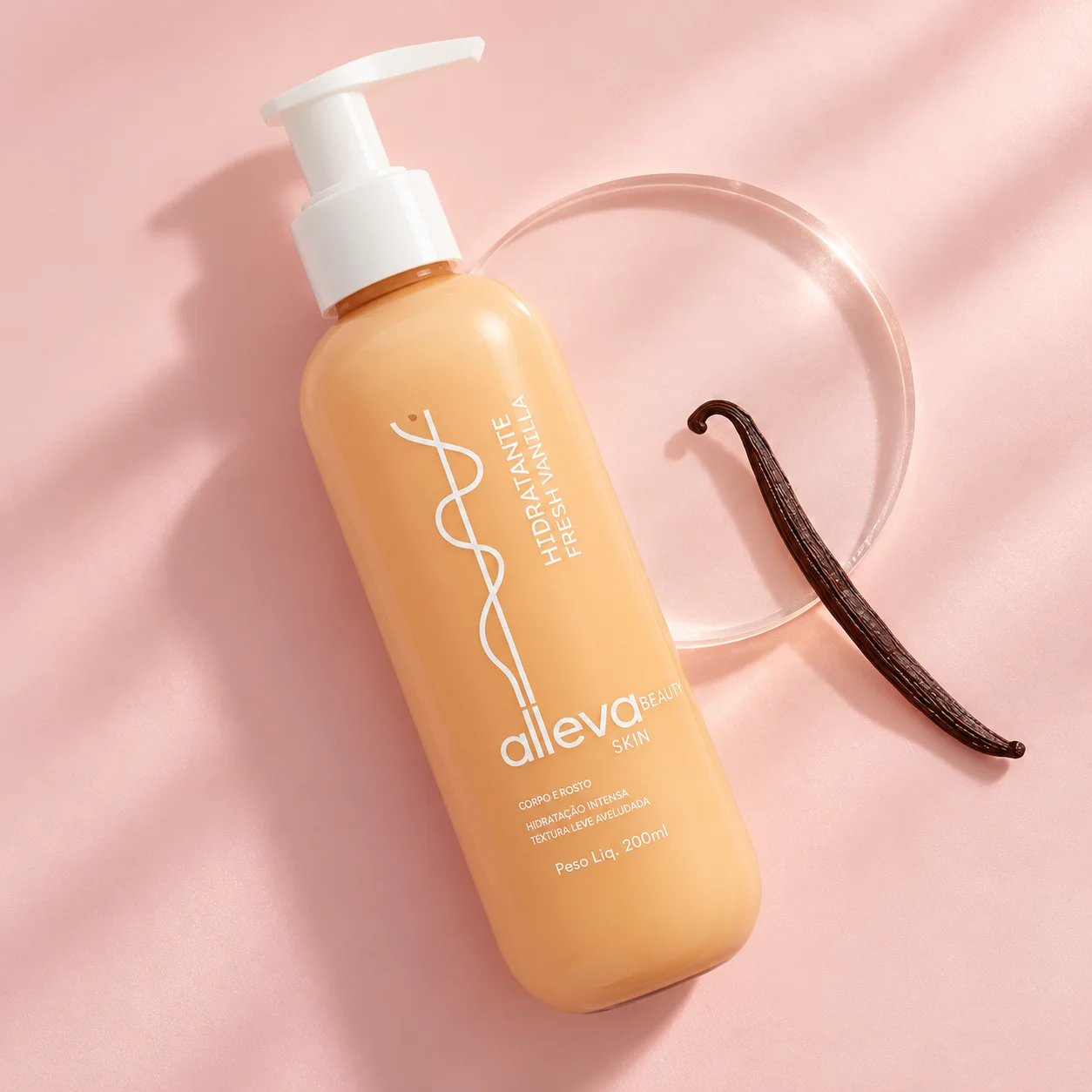 Hidratante Corpo e Rosto Fresh Vanilla Alleva