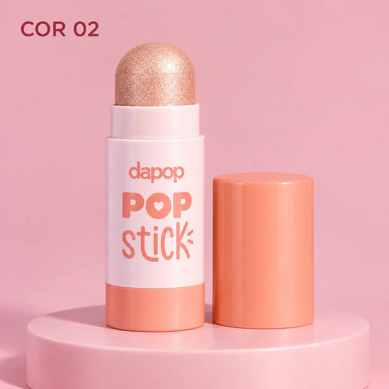 Iluminador em Bastão Pop Stick Dapop Cor 02 7 g