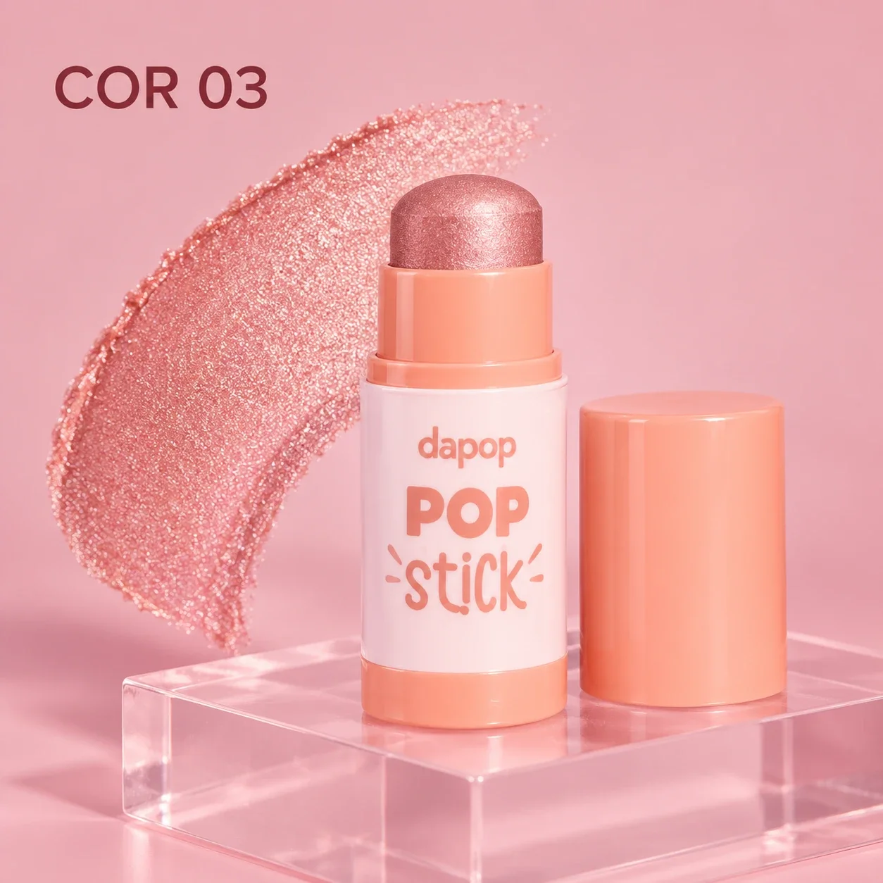 Iluminador em Bastão Pop Stick Dapop Cor 03 7 g