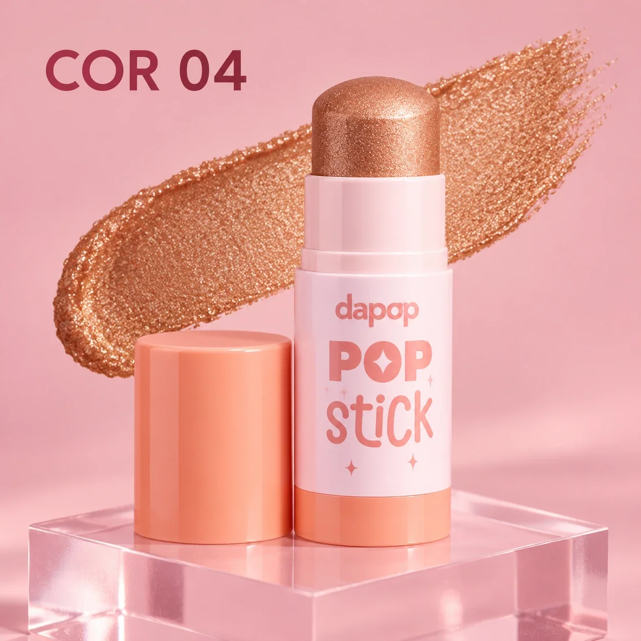 Iluminador em Bastão Pop Stick Dapop Cor 04 7 g