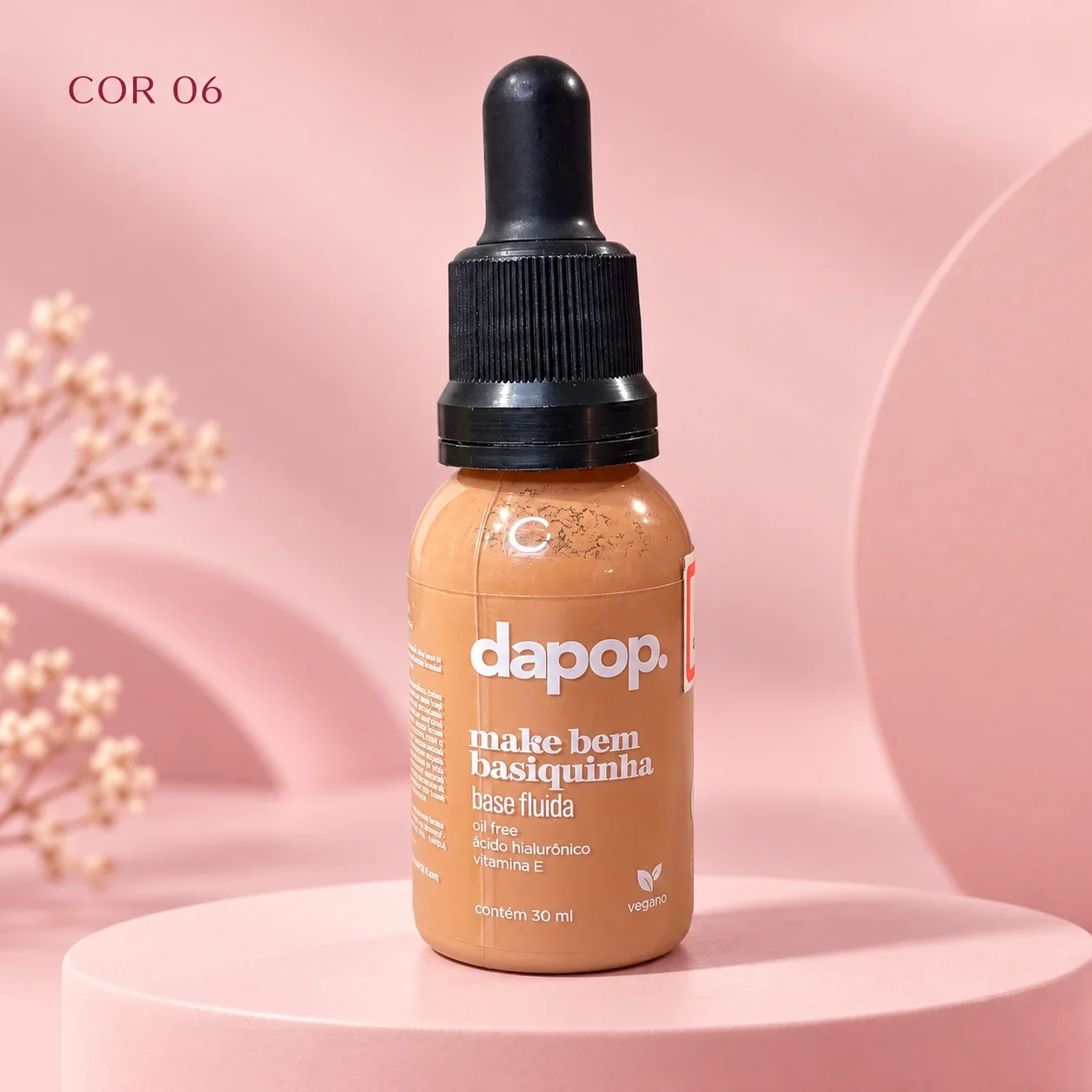 Base Fluida Make Bem Basiquinha Dapop Cor 06 30 mL · 30ml