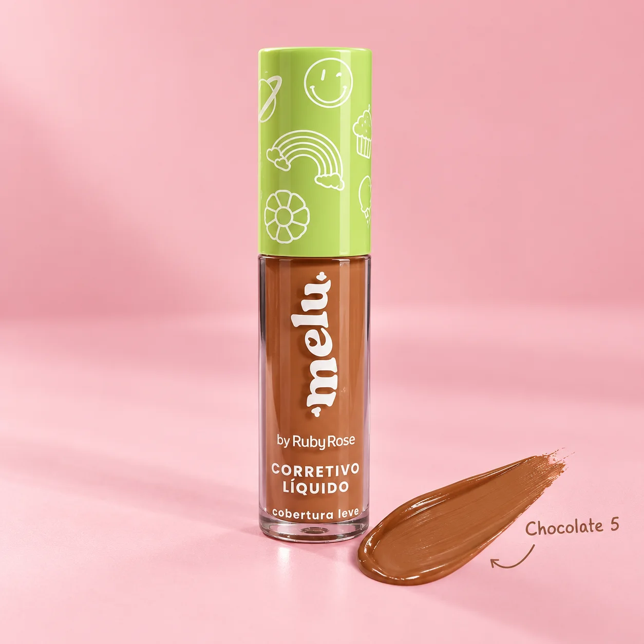 Outra imagem de Corretivo Líquido Melu Chocolate 5 4,5 g | Maquiagem Facial · 4,5g