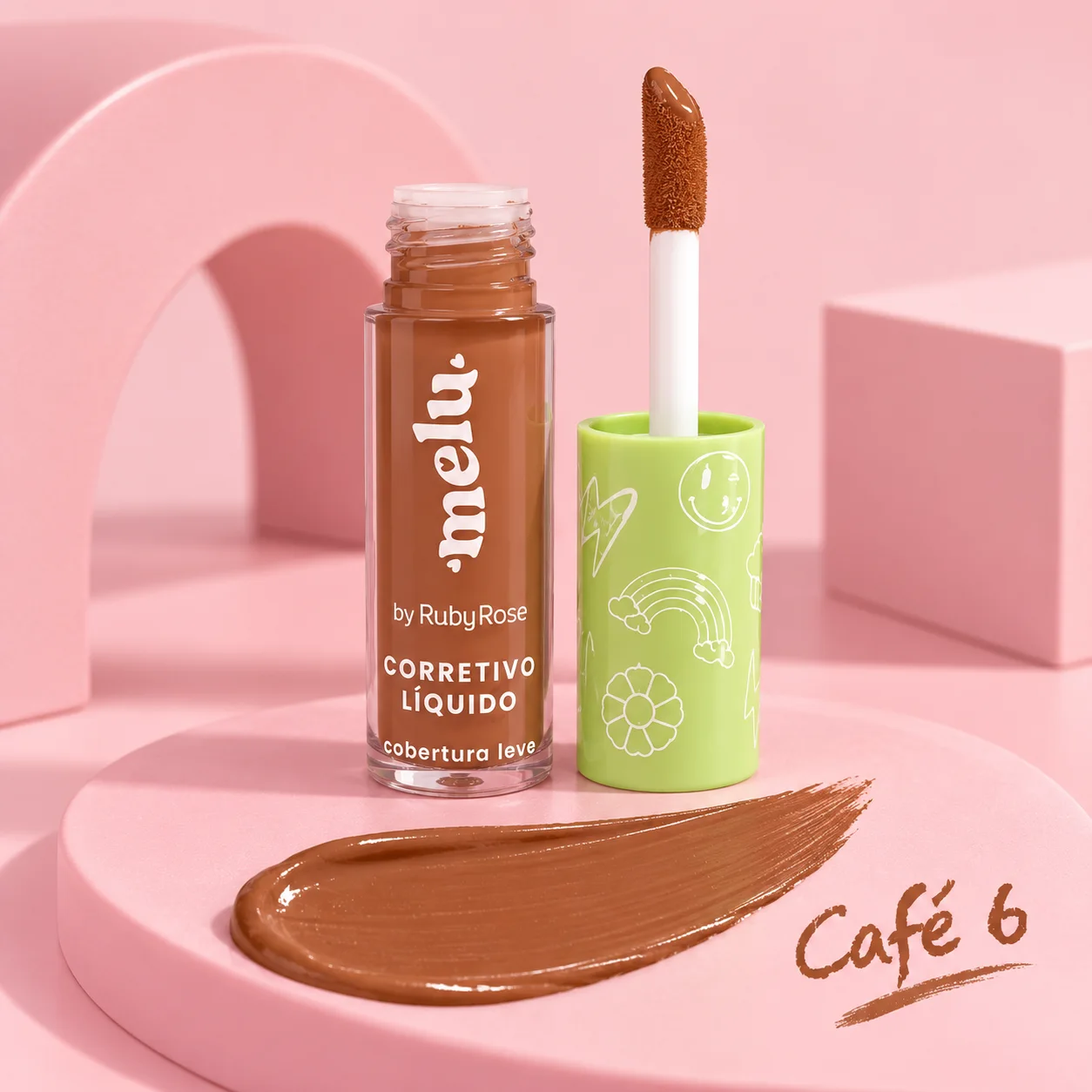 Corretivo Líquido Melu Café 6 4,5 g Melu café 6