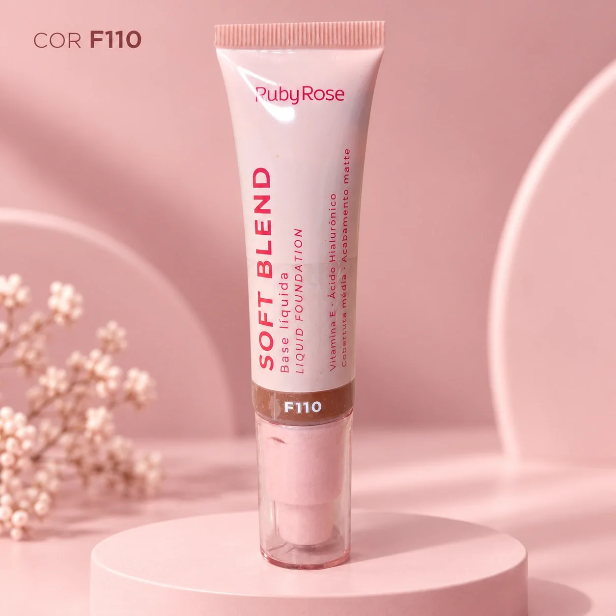 Base Líquida Soft Blend Ruby Rose F110 30 g | Maquiagem Facial · 30g