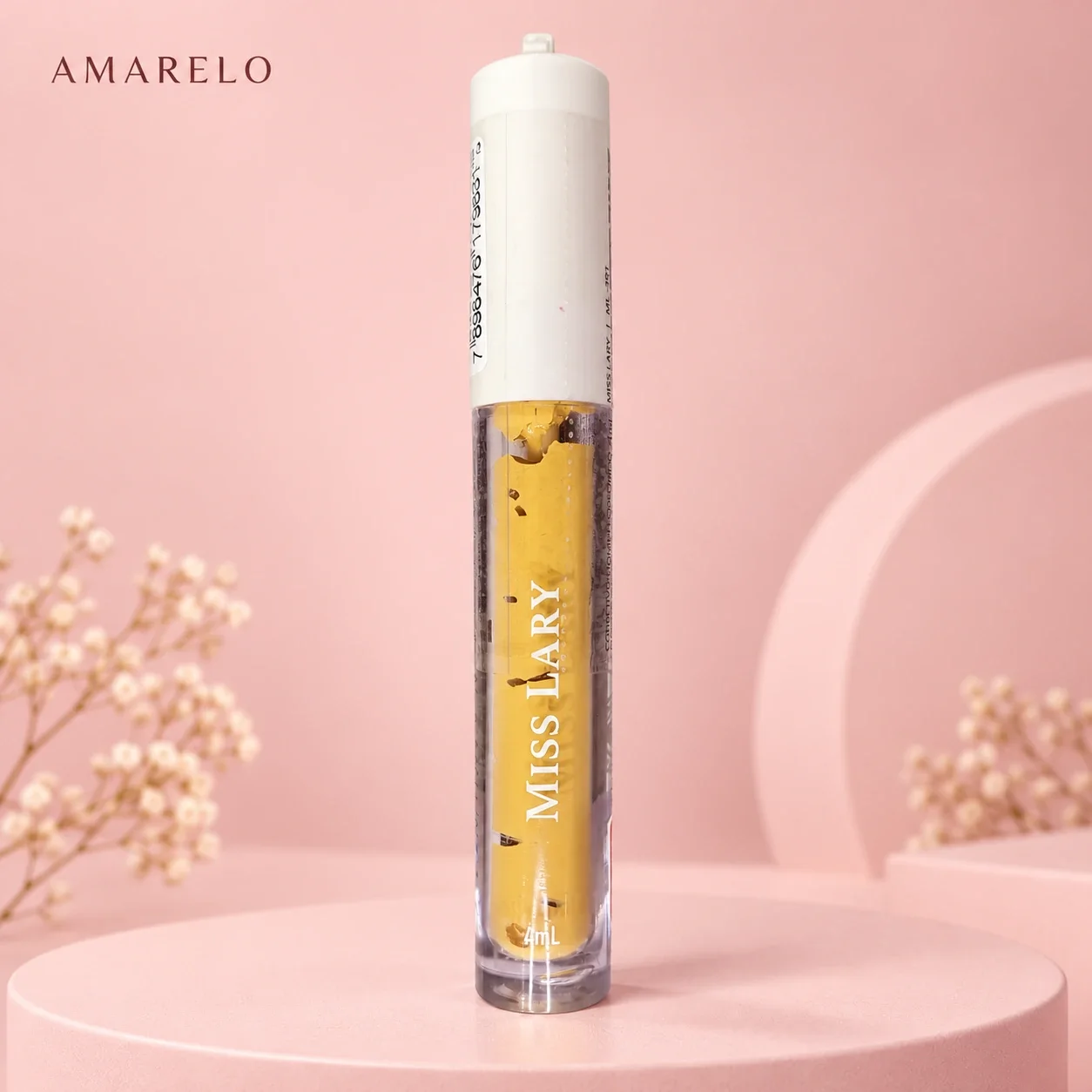 Corretivo Líquido Colorido Miss Lary Amarelo 4 mL | Maquiagem Facial · 4ml