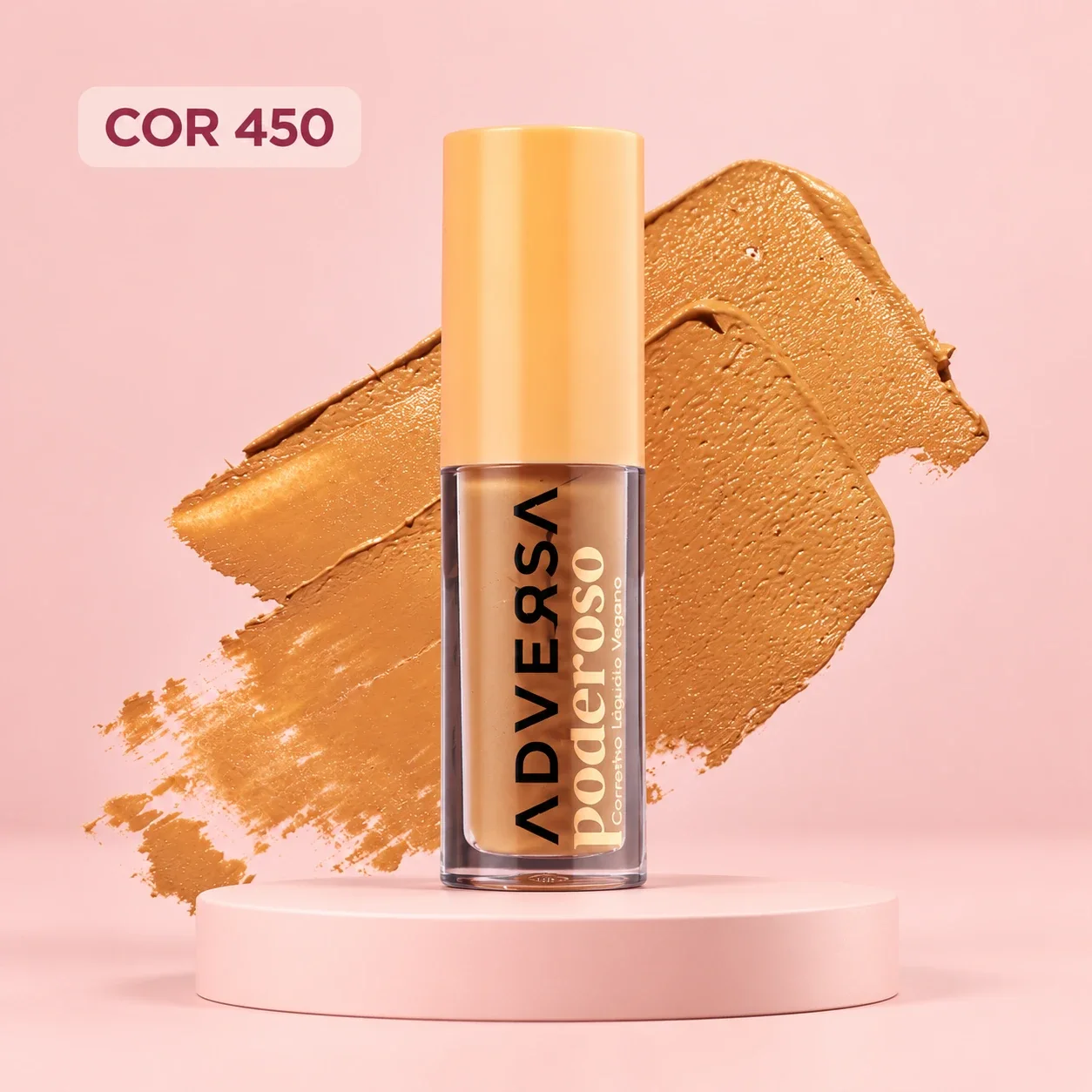 Outra imagem de Corretivo Líquido Vegano Adversa Cor 450 3,7 mL | Maquiagem Facial · 3,7ml