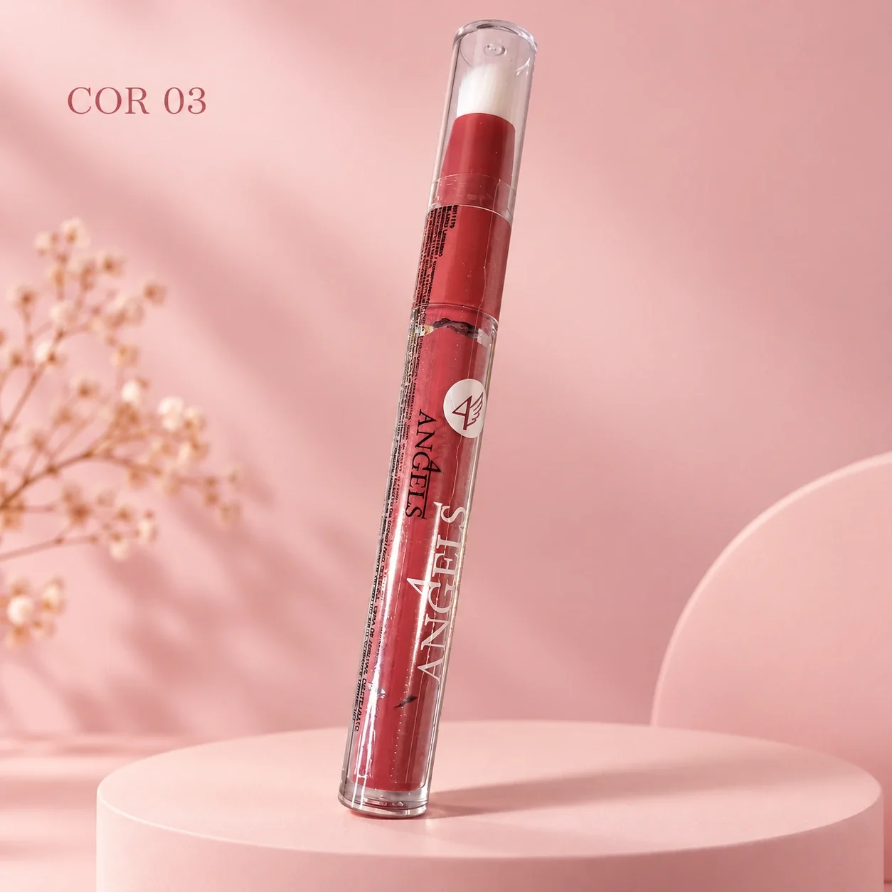 Blush Líquido com Aplicador 4Angels Cor 03 3 mL