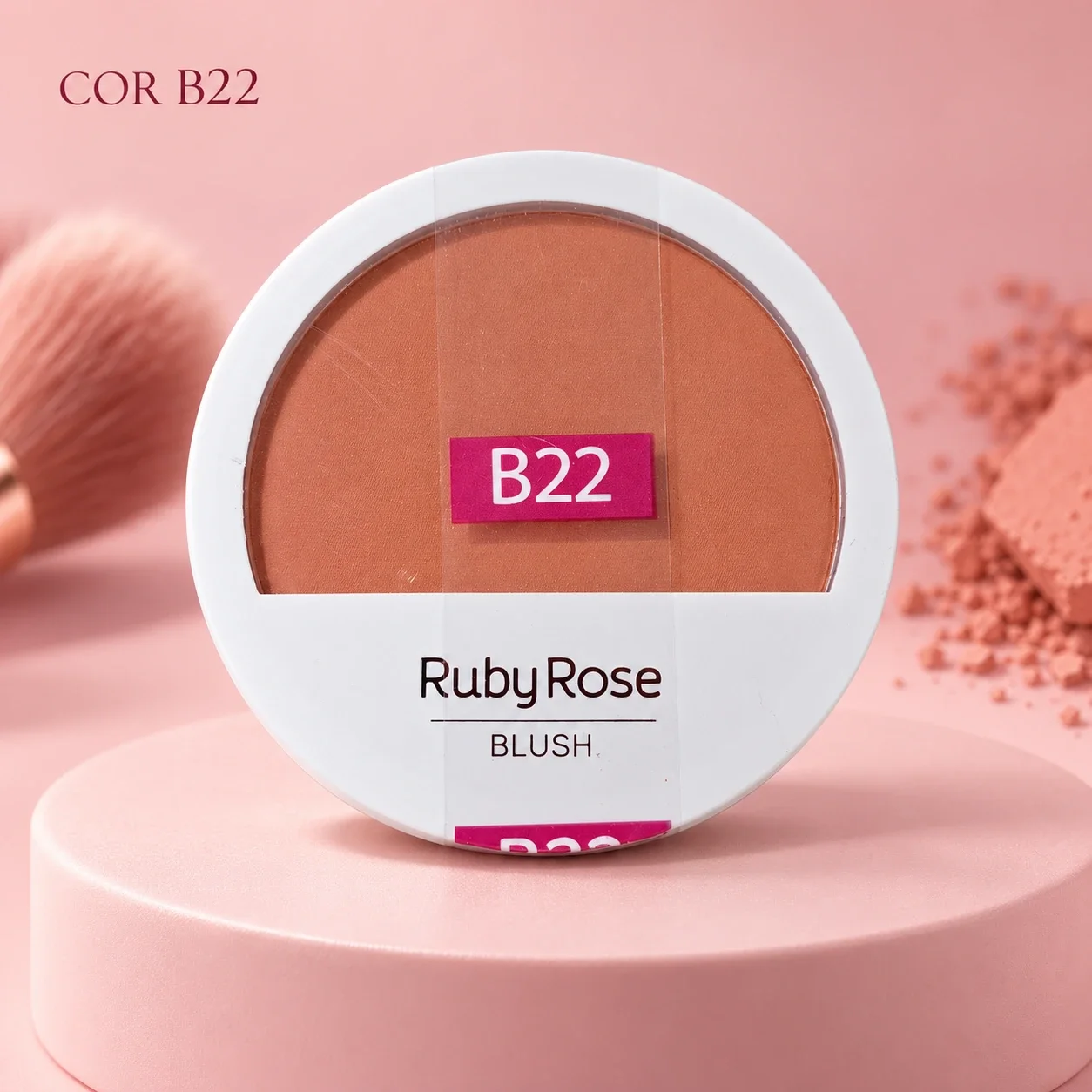Blush em Pó Ruby Rose B22 7,4 g