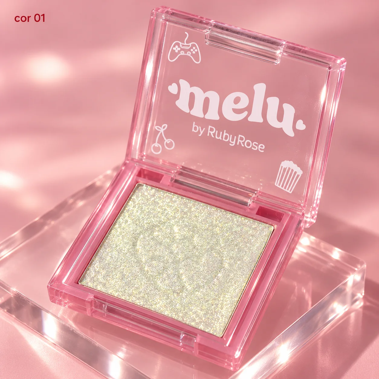 Iluminador Compacto Alta Fixação Melu Cor 01 12,2 g Melu Cor 01