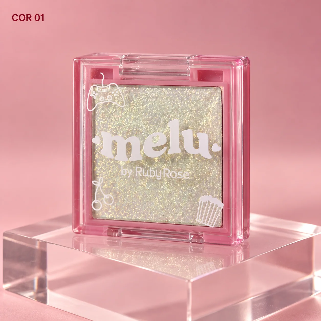 Iluminador Compacto Alta Fixação Melu Cor 01 12,2 g Melu Cor 01
