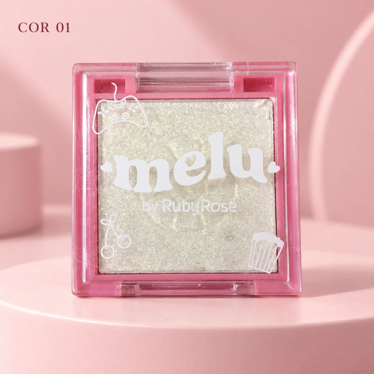 Iluminador Compacto Alta Fixação Melu Cor 01 12,2 g