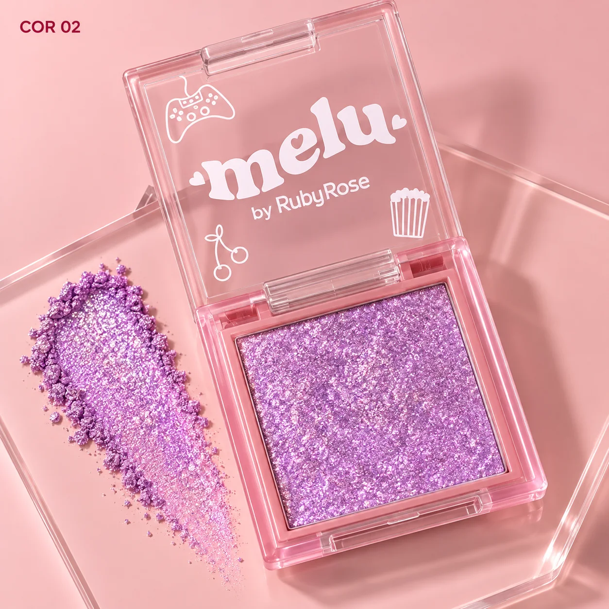 Iluminador Compacto Alta Fixação Melu Cor 02 12,2 g Melu Cor 02