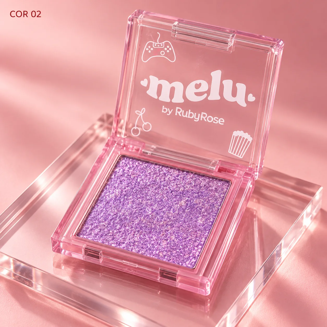 Paleta Iluminador e Sombra 2 em 1 Melu Cor 02 2,65 g Melu Cor 02