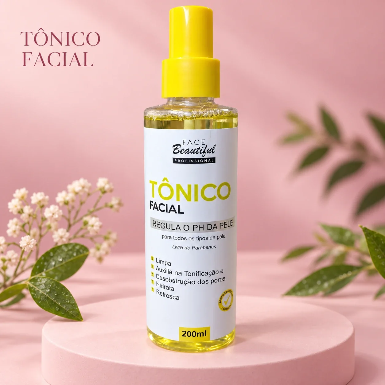 Tônico Facial Face Beautiful 200 mL