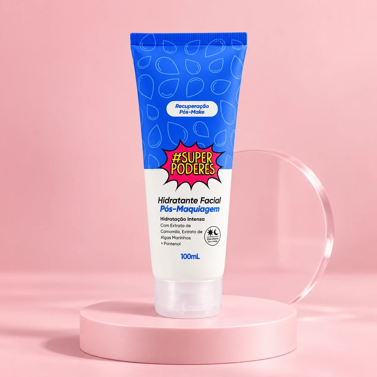 Hidratante Facial Pós-Maquiagem Super Poderes 100 mL