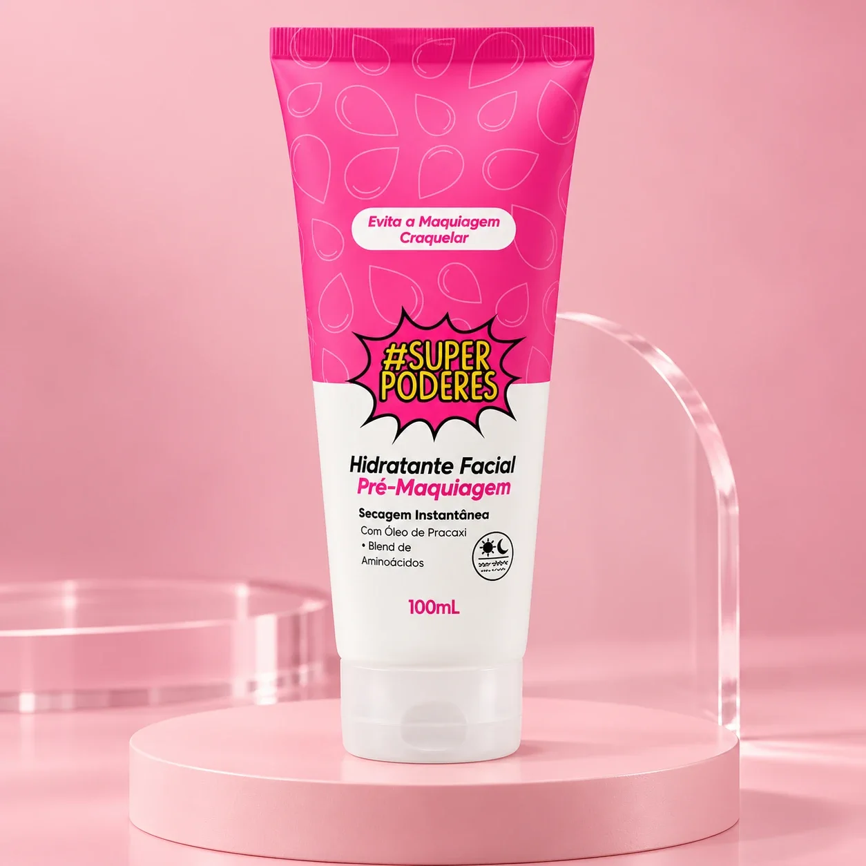 Outra imagem de Hidratante Facial Pré-Maquiagem Super Poderes 100 mL · 100ml