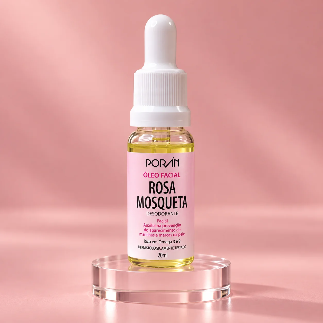 Óleo Facial Rosa Mosqueta Porán 20 mL Porán