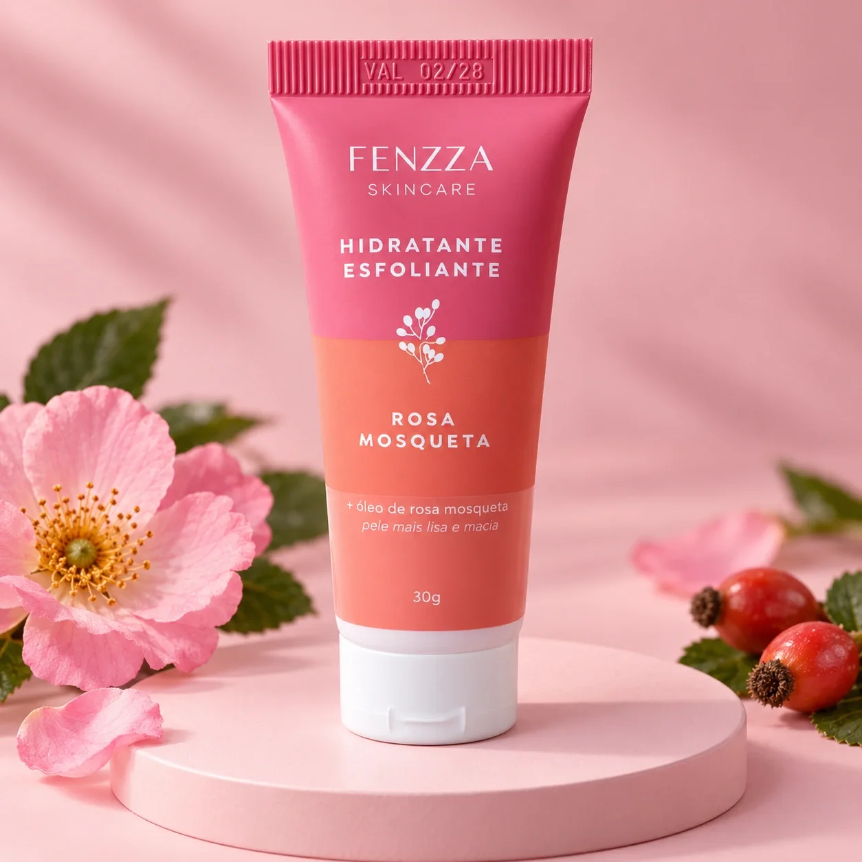 Hidratante Esfoliante Rosa Mosqueta Fenzza 30 g