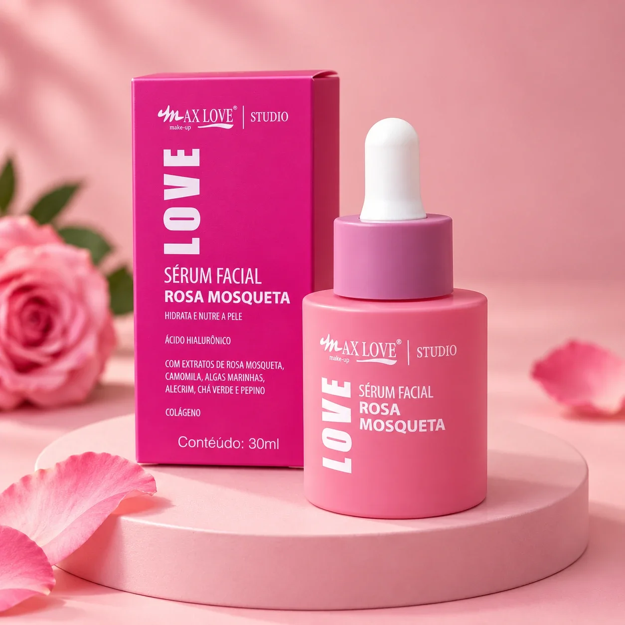 Sérum Facial Rosa Mosqueta Max Love 30 mL