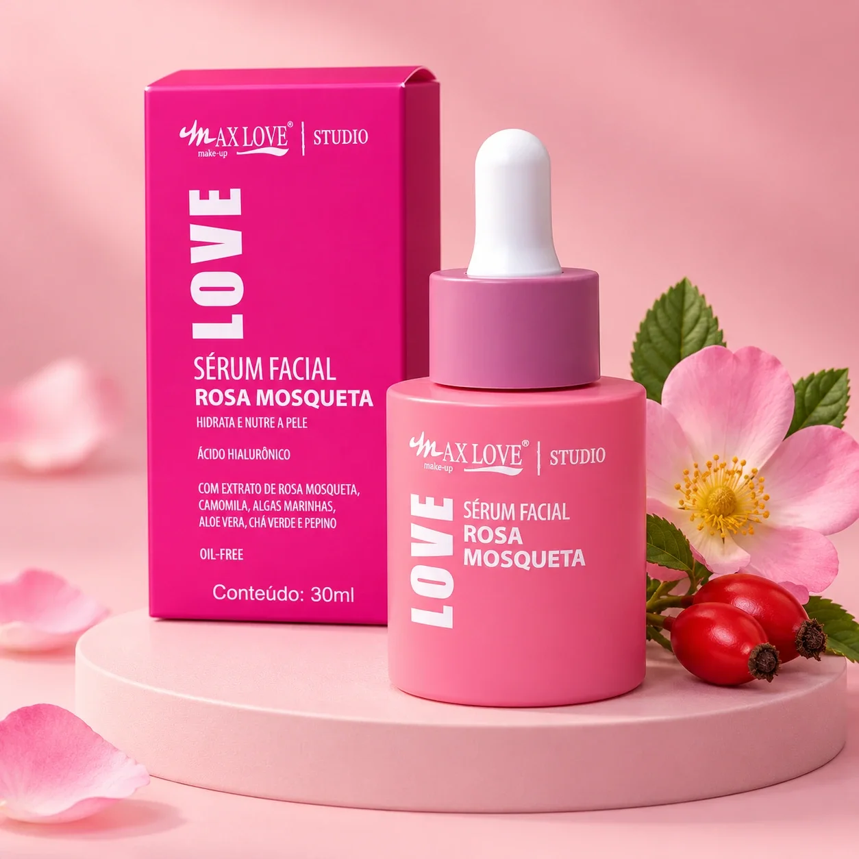 Sérum Facial Rosa Mosqueta Max Love 30 mL