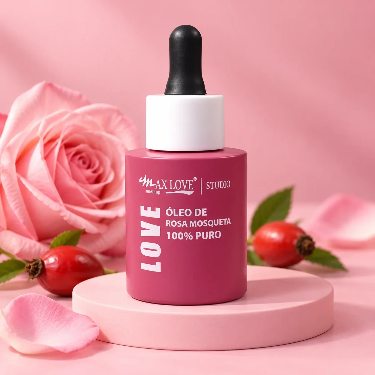 Outra imagem de Óleo Rosa Mosqueta 100% Puro Max Love 30 mL | Cuidados Faciais · 30ml
